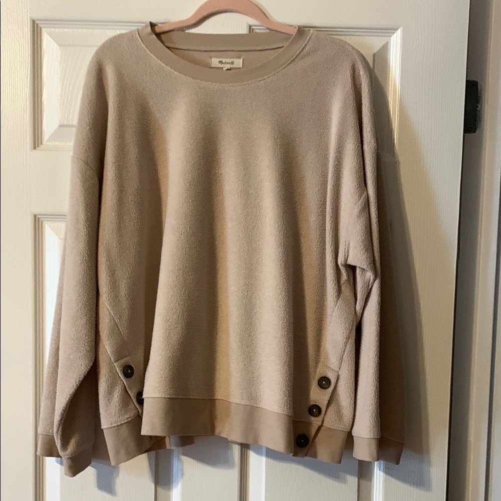 Madewell Sweater with Button Detail